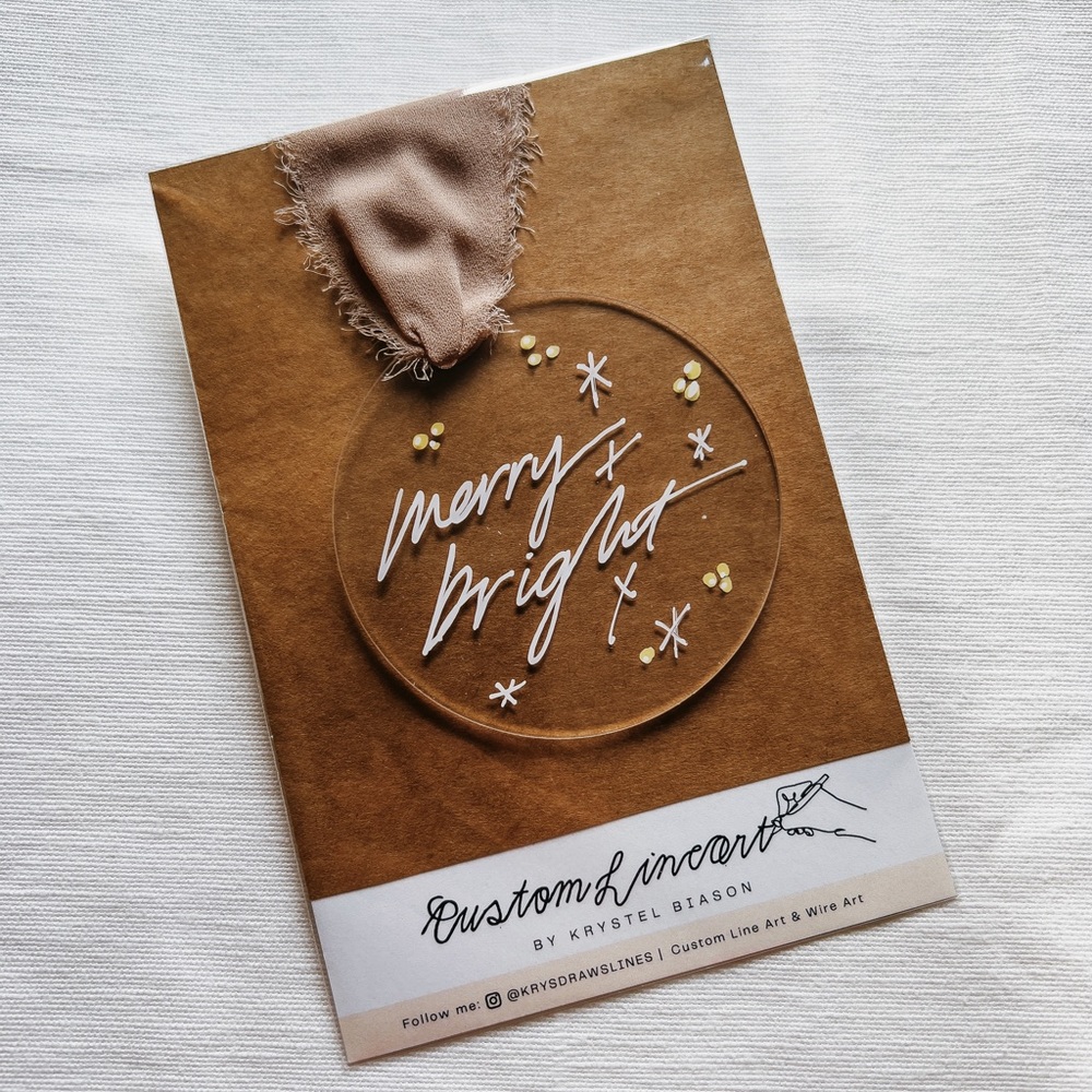 Hand painted Acrylic Ornaments